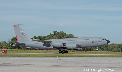 USAF KC-135 Tanker of the Ohio ANG Arriving Runway 15; CYXU