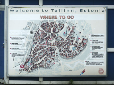 Carte de Tallinn / Tallinn Map