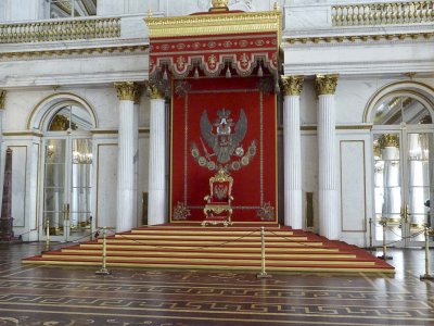 Salle Saint-Georges, trne des tsars / St. George Hall, tsar's throne