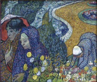 Van Gogh, Souvenir de jardin  Etten, Femmes d'Arles, 1888