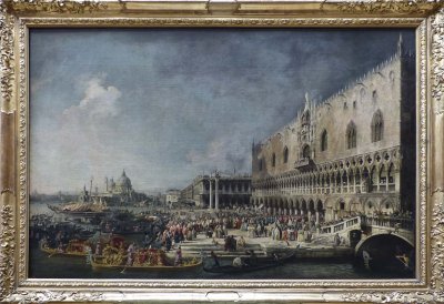 Canaletto, Rception de l'ambassadeur de France  Venise, 1727