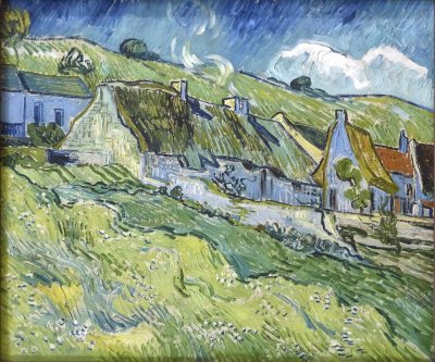 Van Gogh, Les chaumires, 1890