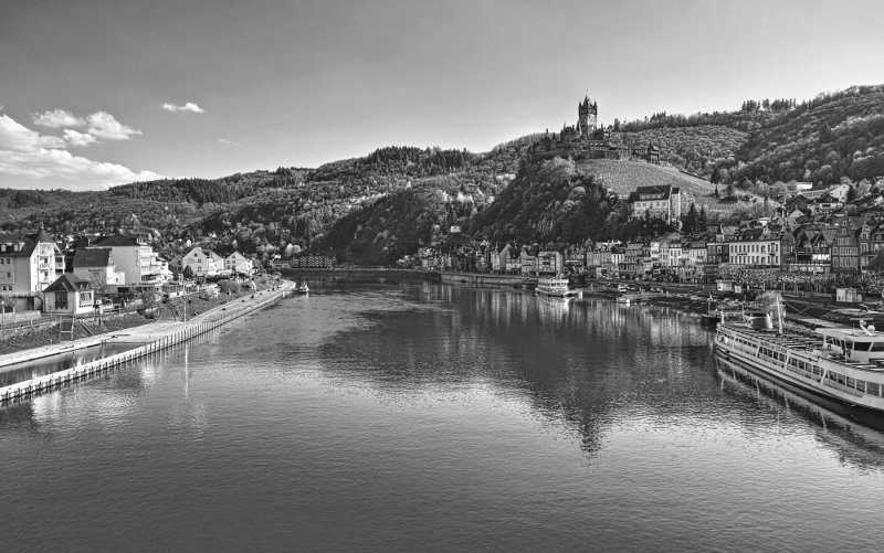 River Moselle with the Castle