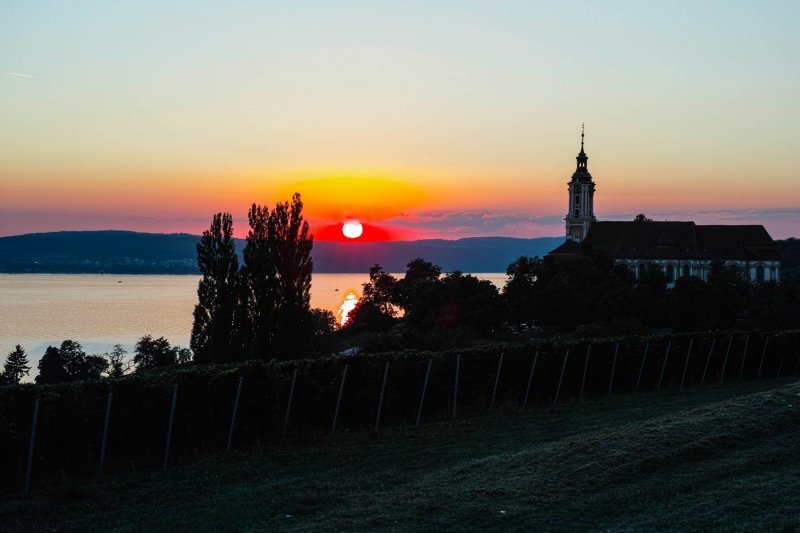 Birnau Basilica at Sundown