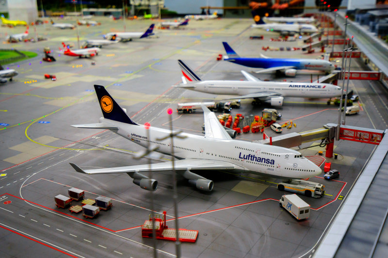 Airport at the Miniatur Wunderland (Model Scale 1:87)
