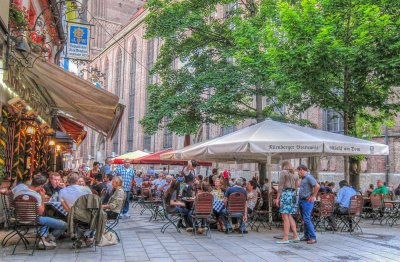 Biergarten Atmosphere