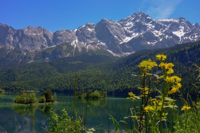 Zugspitze and Eibsee