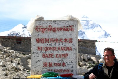 Mike at Base Camp (17,060 feet)