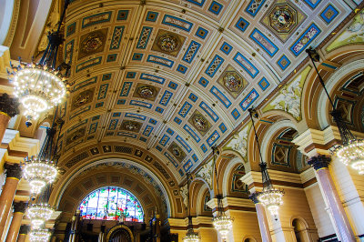 St George's Hall ceiling