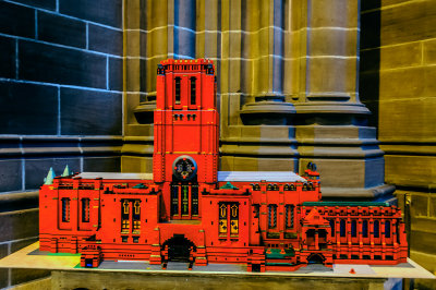 Liverpool Cathedral built in Lego.