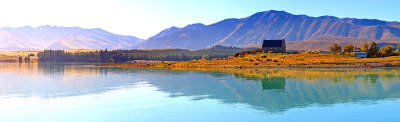 Lake Tekapo and the Church of the Good Shepherd