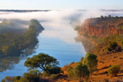 Post Dawn Mist on the Murray River
