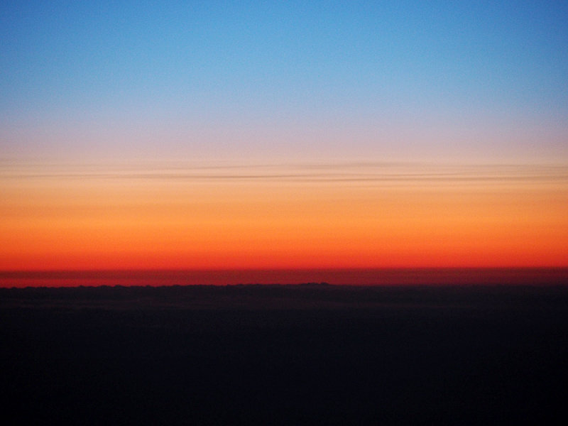Sunrise over Siberia