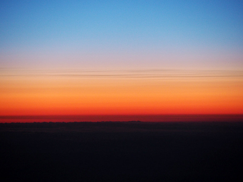 Sunrise over Siberia