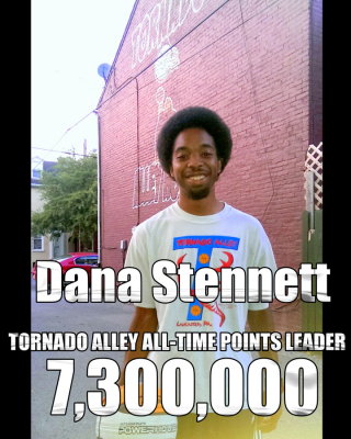 Dana Stennett Tornado Alley All Time Points leader