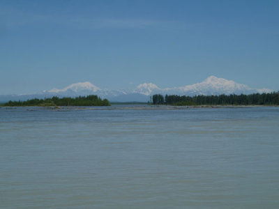 Talkeetna River with Mt. McKinley (Denali) in the background