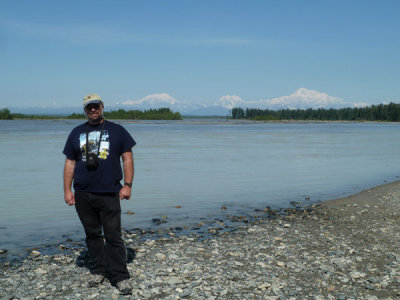 Talkeetna River with Mt. McKinley (Denali) in the background