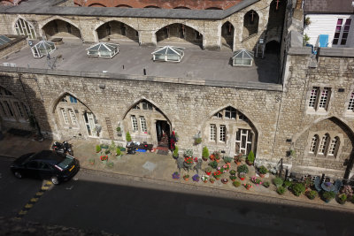 Some of the cottages. These are now homes to the Yeoman Warders, who have to live in the Tower