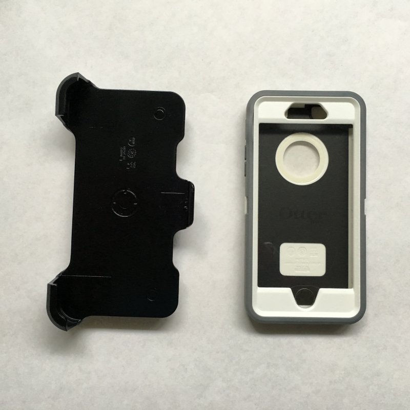 Belt clip and Otter Box - Front