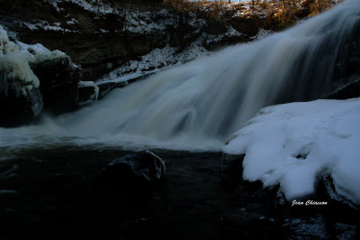   Chute ( Waterfall ) Kabir Kouba  Wendake au nord de Qubec