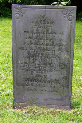 Grave of John Brown & Mary Brown - (3 x great grandparents) Repton, Derbyshre