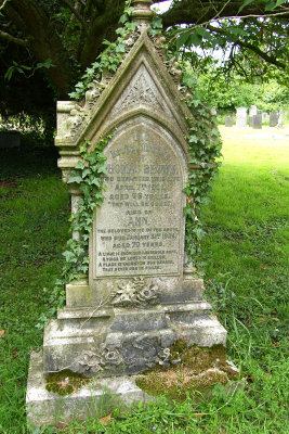 Grave of Thomas & Ann Brown- Repton Derbyshire (4 x great uncle & aunt)