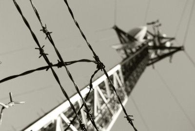 Barbed Wire and Tower