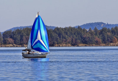 Sailboat near Sidney BC