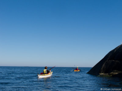 Styv stiltje på havet.