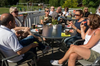 Samling med fika