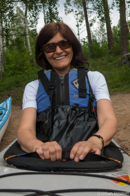 Vildana ler om n lite spnnt...