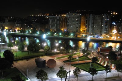 Bilbao at night