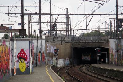 Berchem trainstation - Graffiti