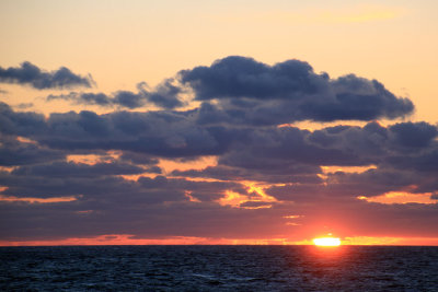 last sunset for a week