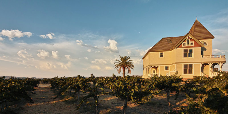 Historic Concannon House in Evening Light.