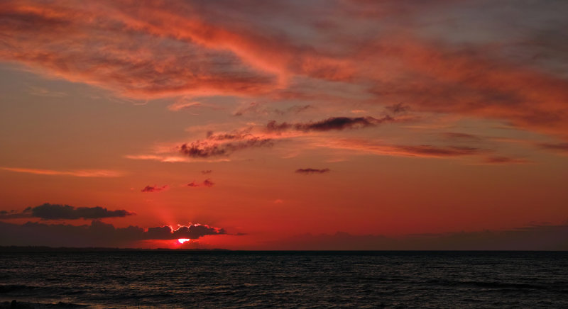 sunset with no gulls