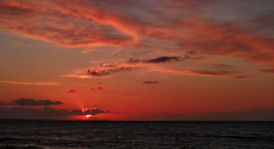 sunset with no gulls