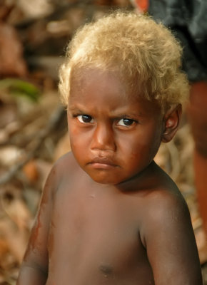 Blond Boy of the Solomon Islands