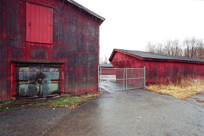 Vassar Farms on a gloomy day