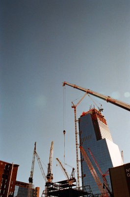 Cranes and construction on the West Side