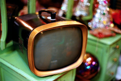 ancient television set