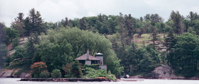 private little island on the St Lawrence river