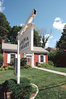 tiny library in a tiny town