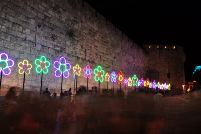 Jerusalem light festival 2013