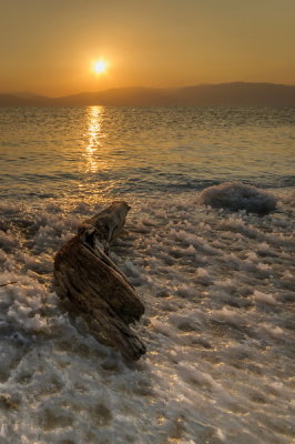 sunrise at the dead sea