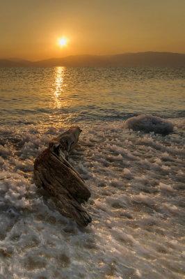 sunrise at the dead sea