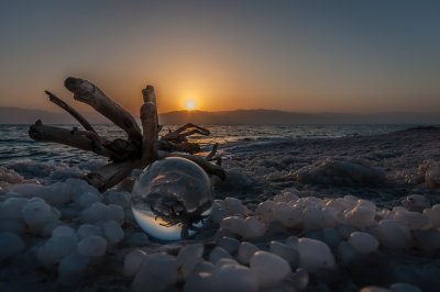 sunrise at the dead sea