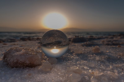 sunrise at the dead sea