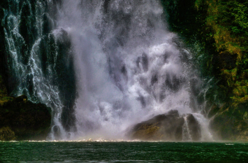 Waterfall, Red Bluff Bay, Alaska, 2013