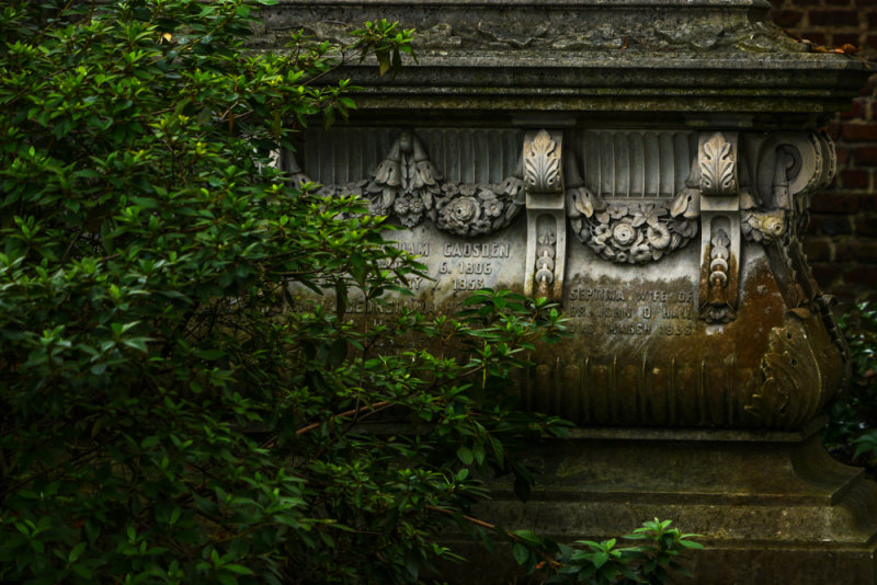 Gadsden tomb, St. Philips Graveyard, Charleston, South Carolina, 2013.